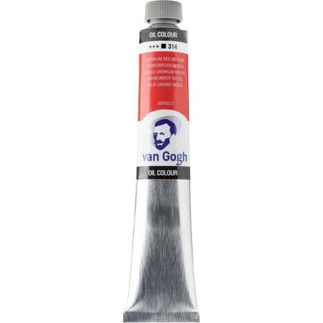 Χρώμα λαδιού Talens Van Gogh 60ml No314 Cadmium Red Medium (series 2)